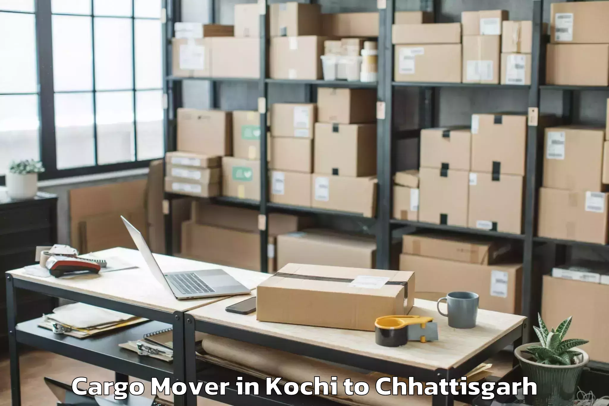 Hassle-Free Kochi to Jashpur Nagar Cargo Mover